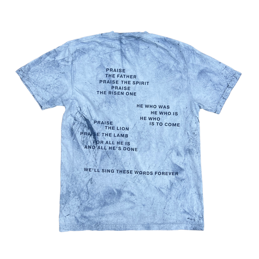 Words We'll Sing Forever Blue T Shirt