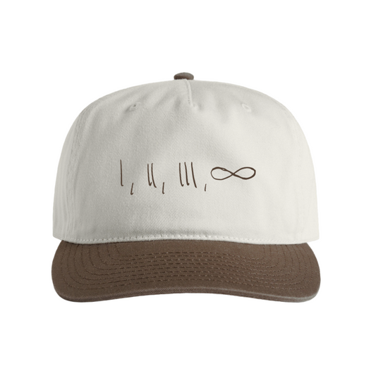“Infinity” Split Cap [Brown]