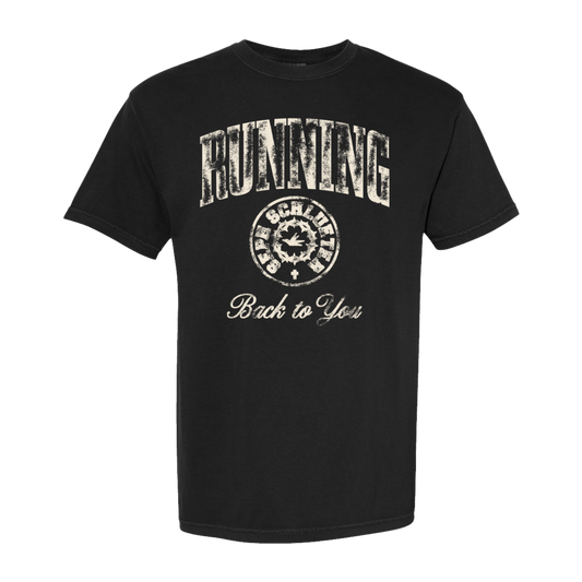 Black Running Back To You College T Shirt
